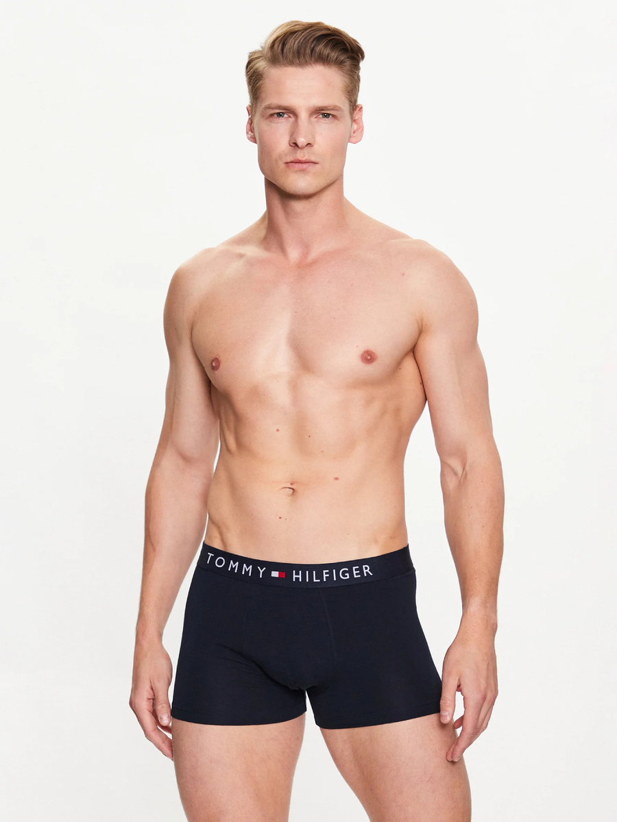detail Tommy Hilfiger pánské tmavě modré boxerky