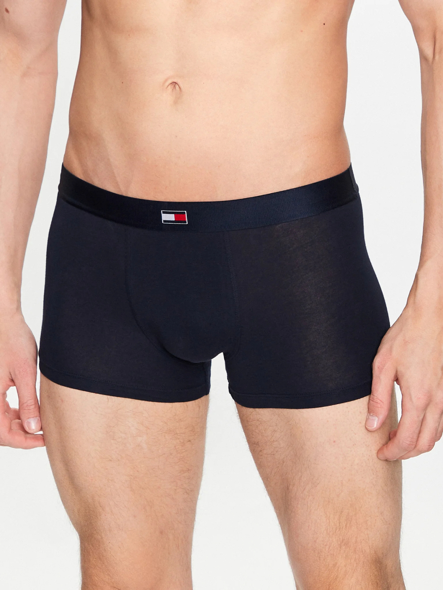 detail Tommy Hilfiger pánské tmavě modré boxerky 2pack
