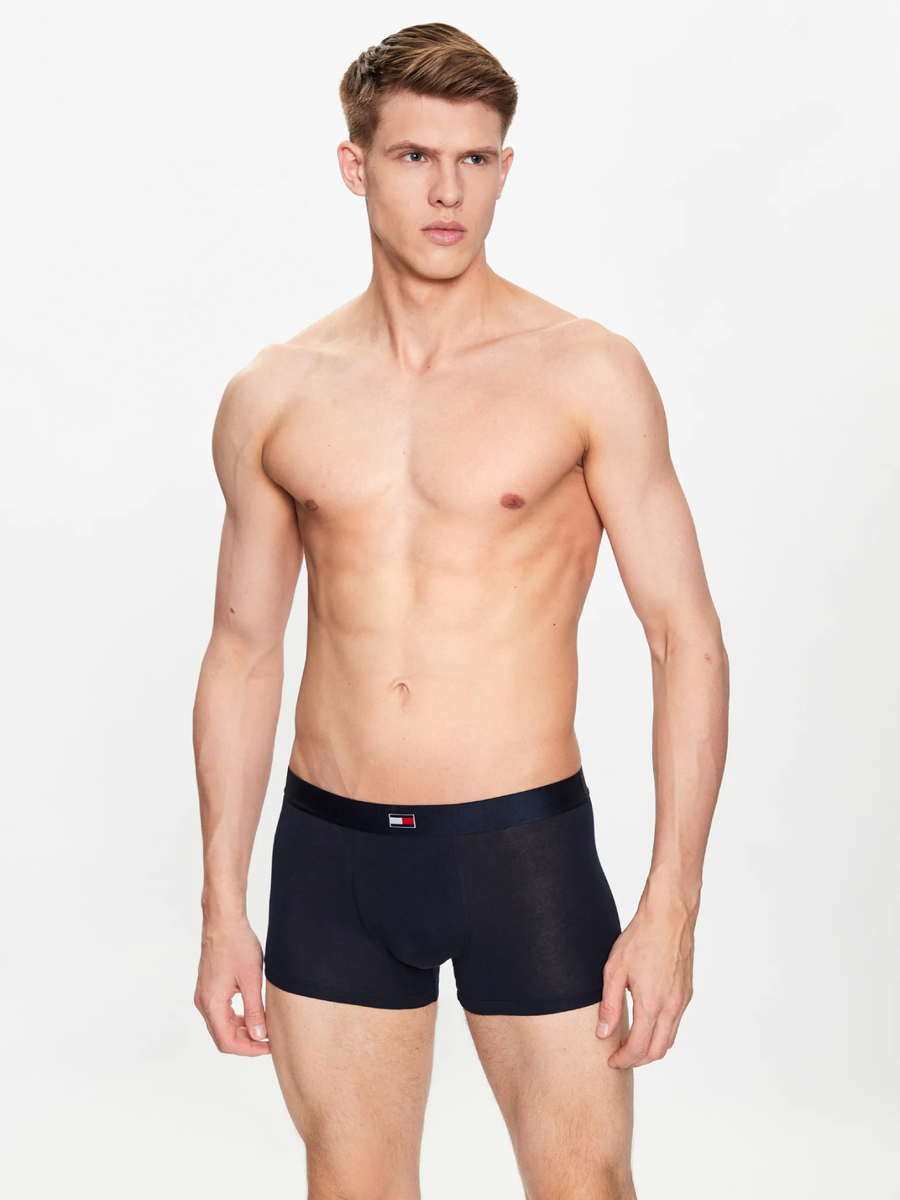 detail Tommy Hilfiger pánské tmavě modré boxerky 2pack