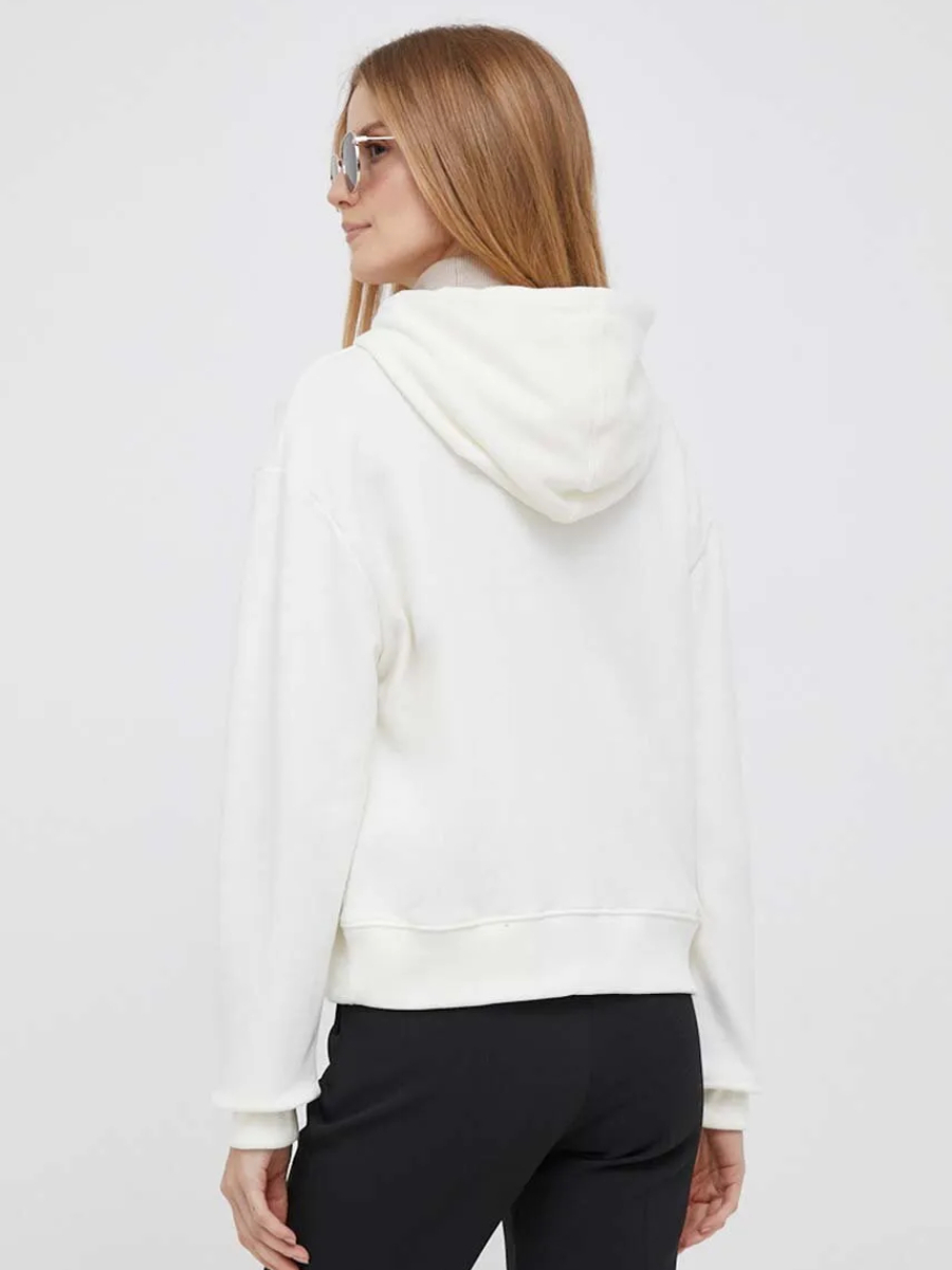 detail Pepe Jeans dámská krémová mikina