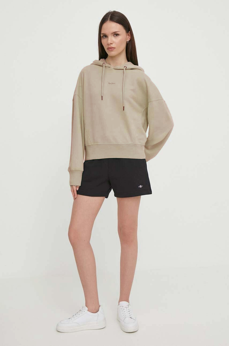 detail Pepe Jeans dámská béžová mikina