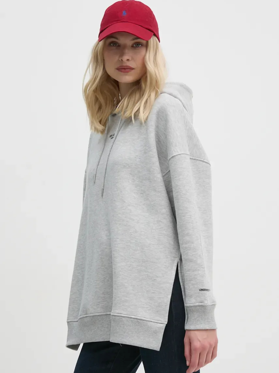 detail Pepe Jeans dámská šedá mikina Fergie