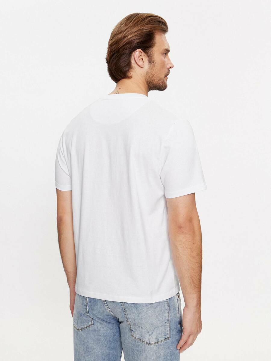 detail Pepe Jeans pánské bílé tričko Connor