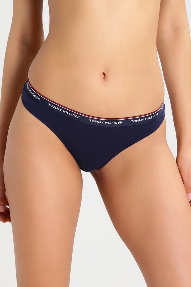 detail Tommy Hilfiger 3PACK dámské tanga vel. L