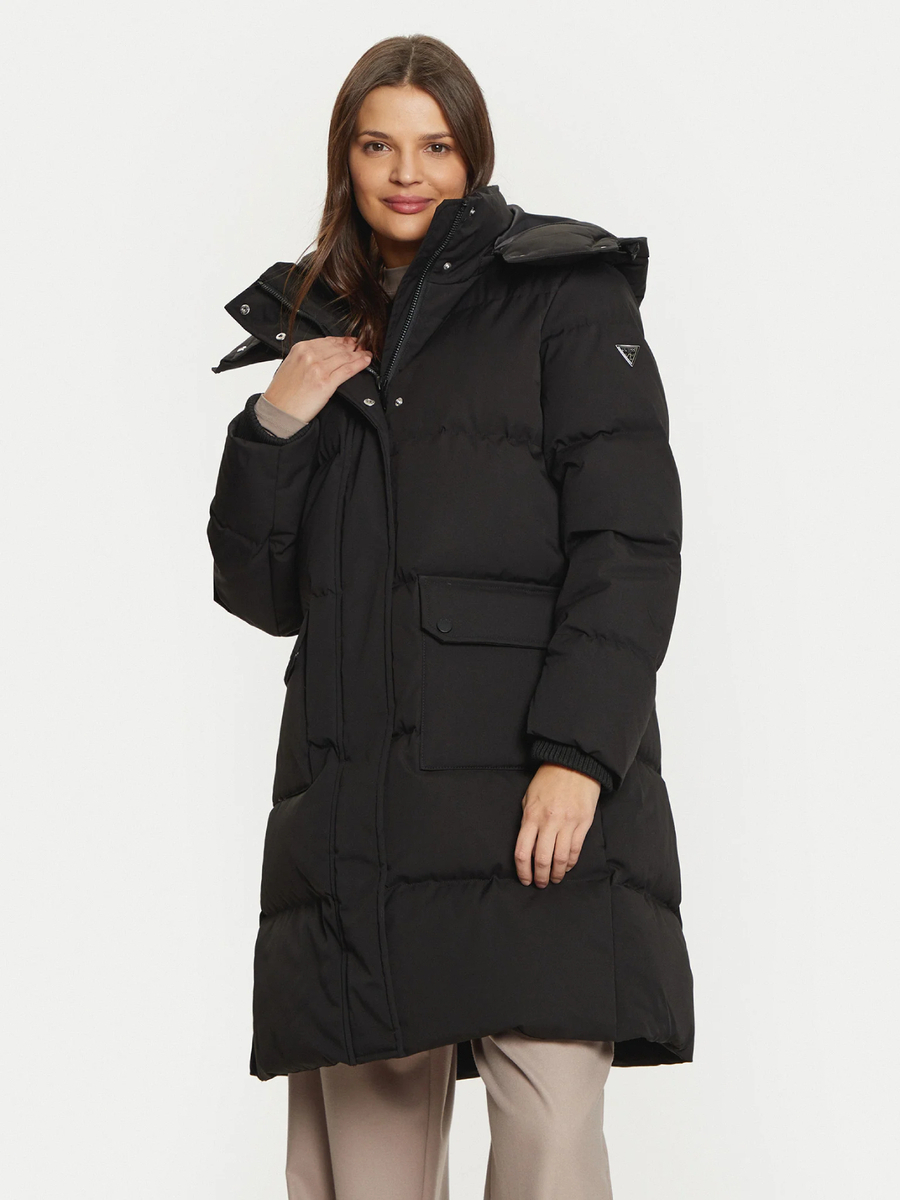 detail Guess dámská černá bunda