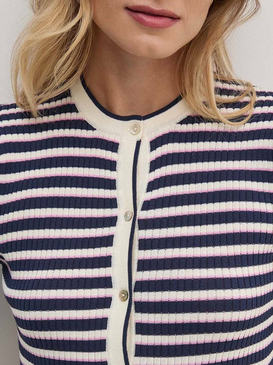 detail Pepe Jeans dámské pruhované šaty