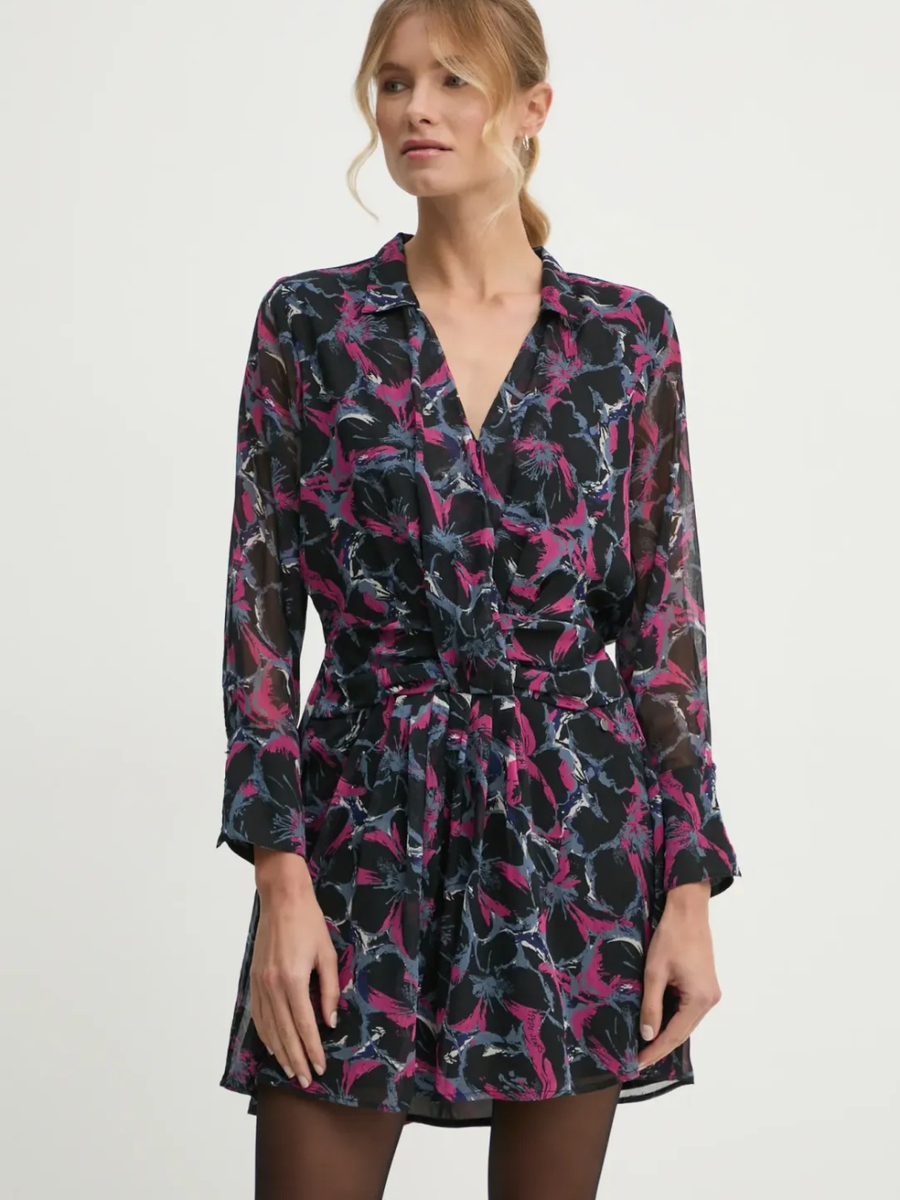 detail Pepe Jeans dámské vzorované šaty