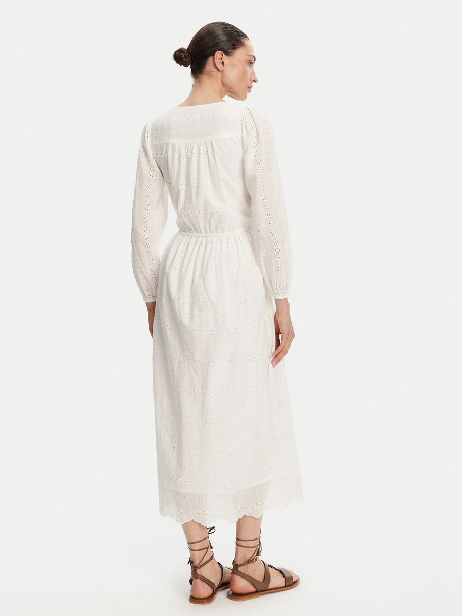 detail Pepe Jeans dámské bílé šaty Deepty