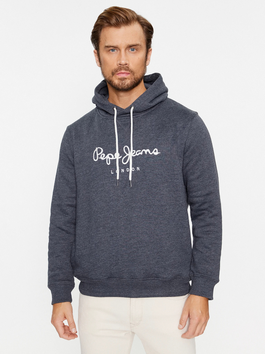 detail Pepe Jeans pánská šedivá mikina