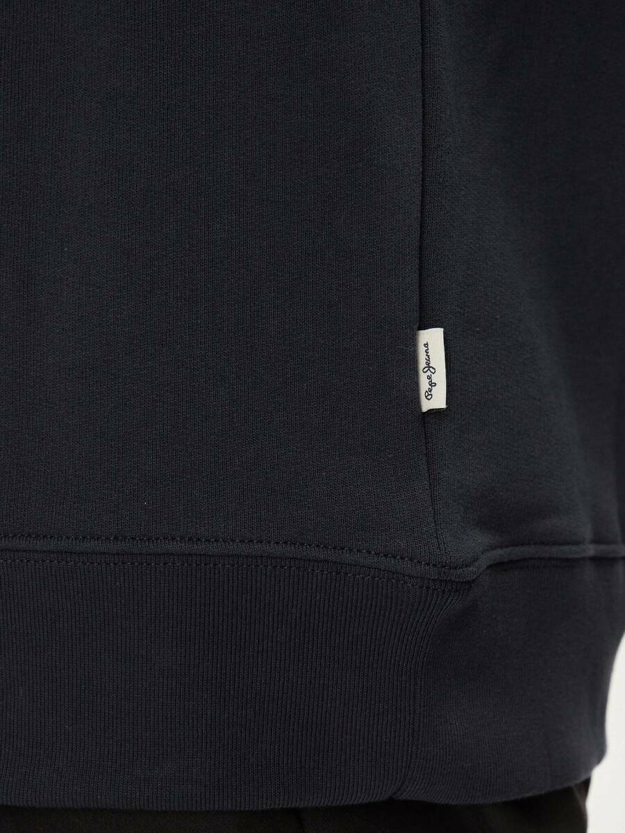 detail Pepe Jeans pánská modrá mikina Ruwan