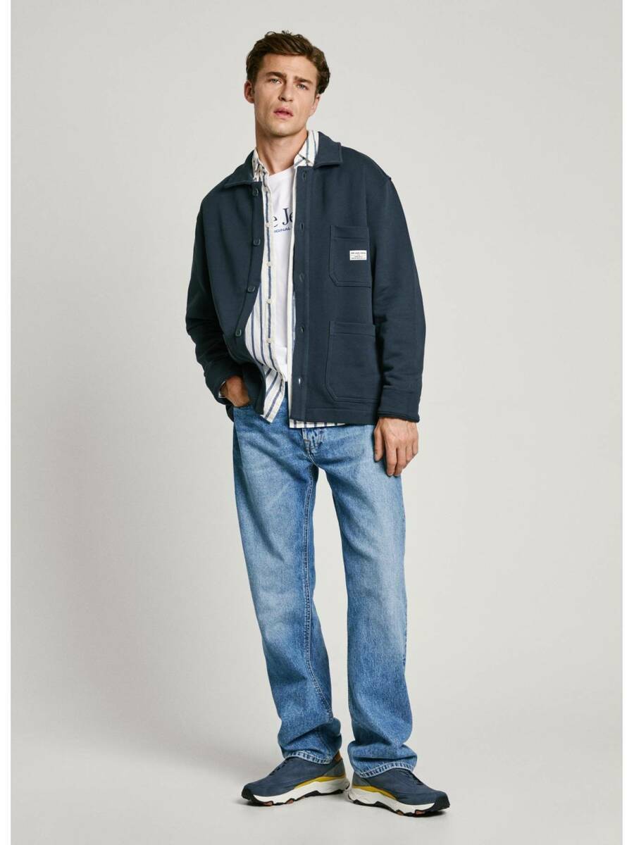 detail Pepe Jeans pánská tmavě modrá mikina Seger