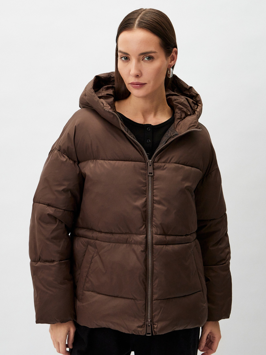 detail Guess dámská hnědá bunda