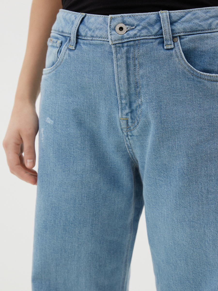detail Pepe Jeans dámské modré džíny