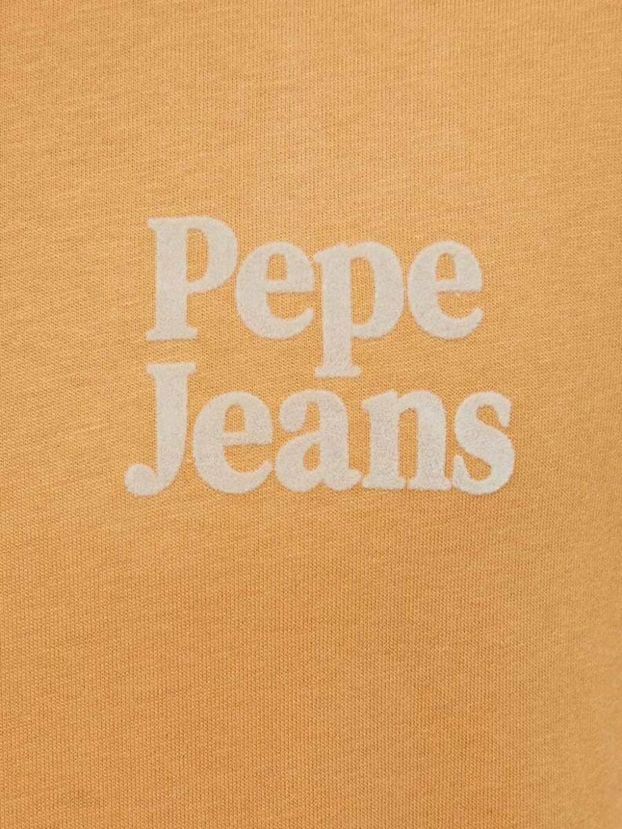 detail Pepe Jeans pánské béžové tričko