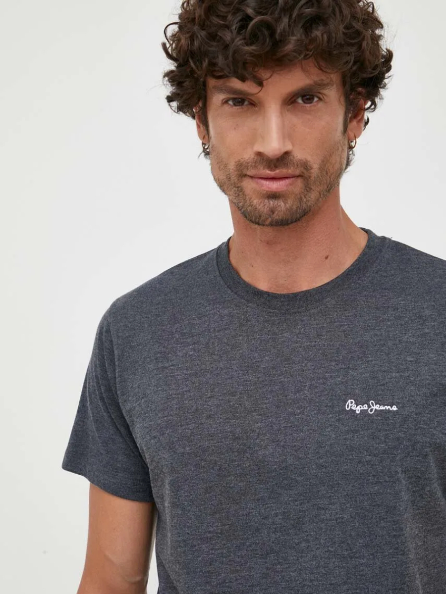 detail Pepe Jeans pánské tmavě modré tričko
