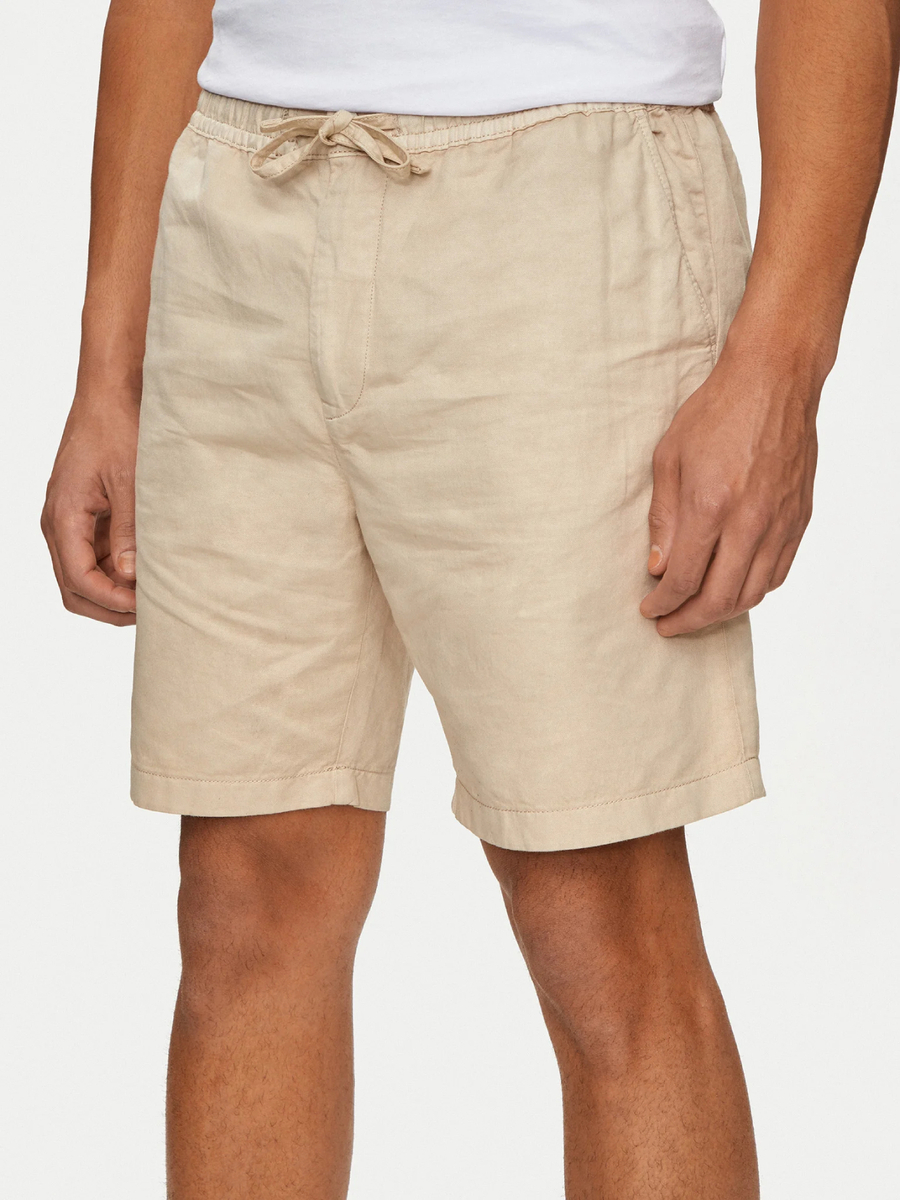 detail Pepe Jeans pánské béžové šortky