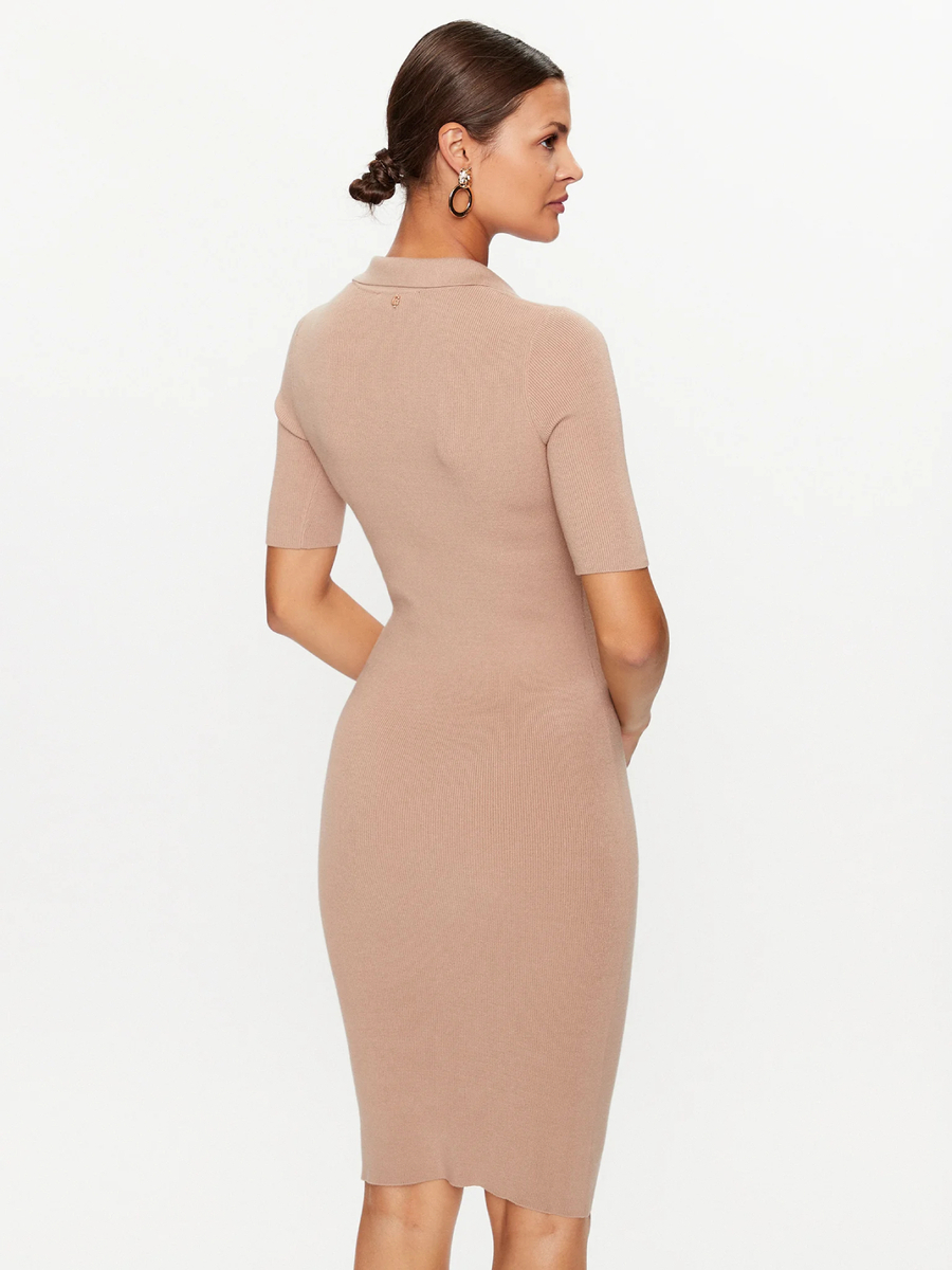 detail Guess dámské béžové šaty