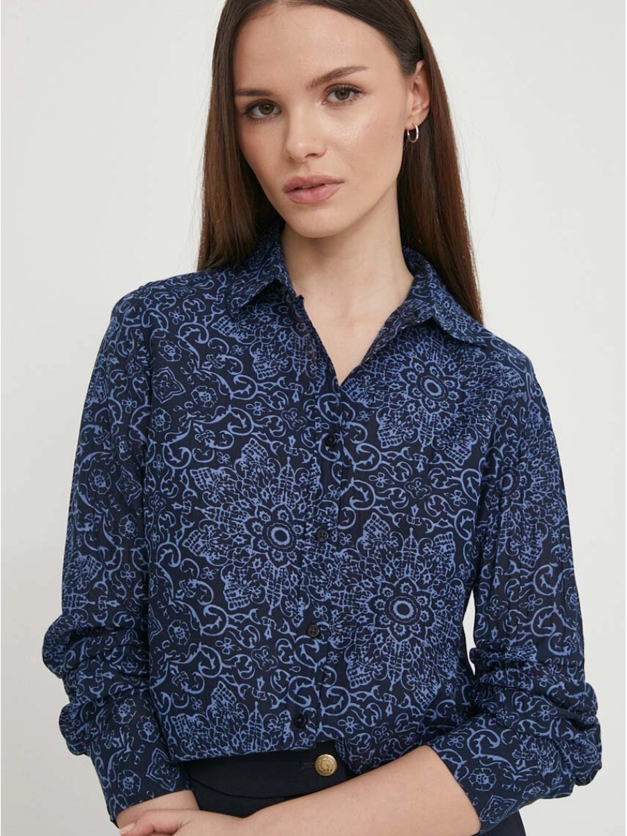 detail Pepe Jeans dámská tmavěmodrá košile