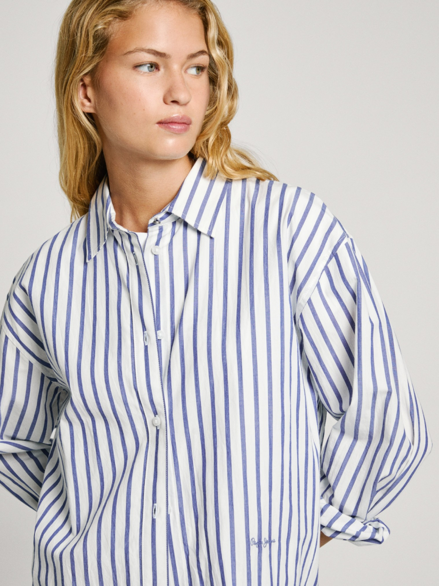 detail Pepe Jeans dámská pruhovaná košile