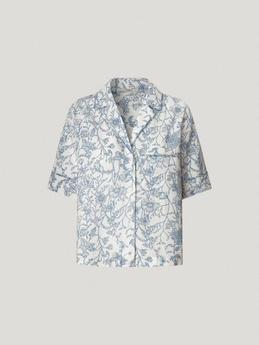 detail Pepe Jeans dámská květovaná halenka Doris