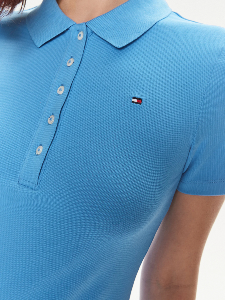 detail Tommy Hilfiger dámské modré šaty