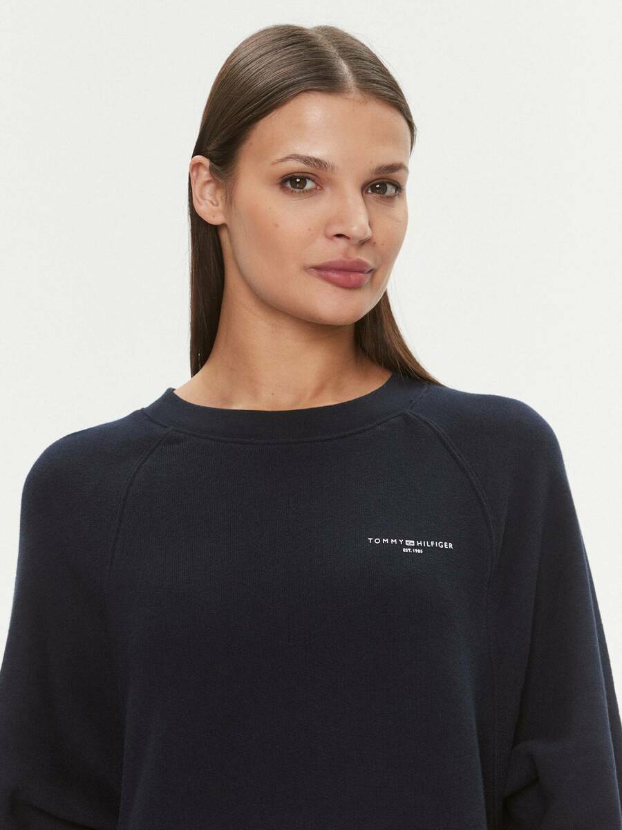 detail Tommy Hilfiger dámské tmavě modré šaty 1985