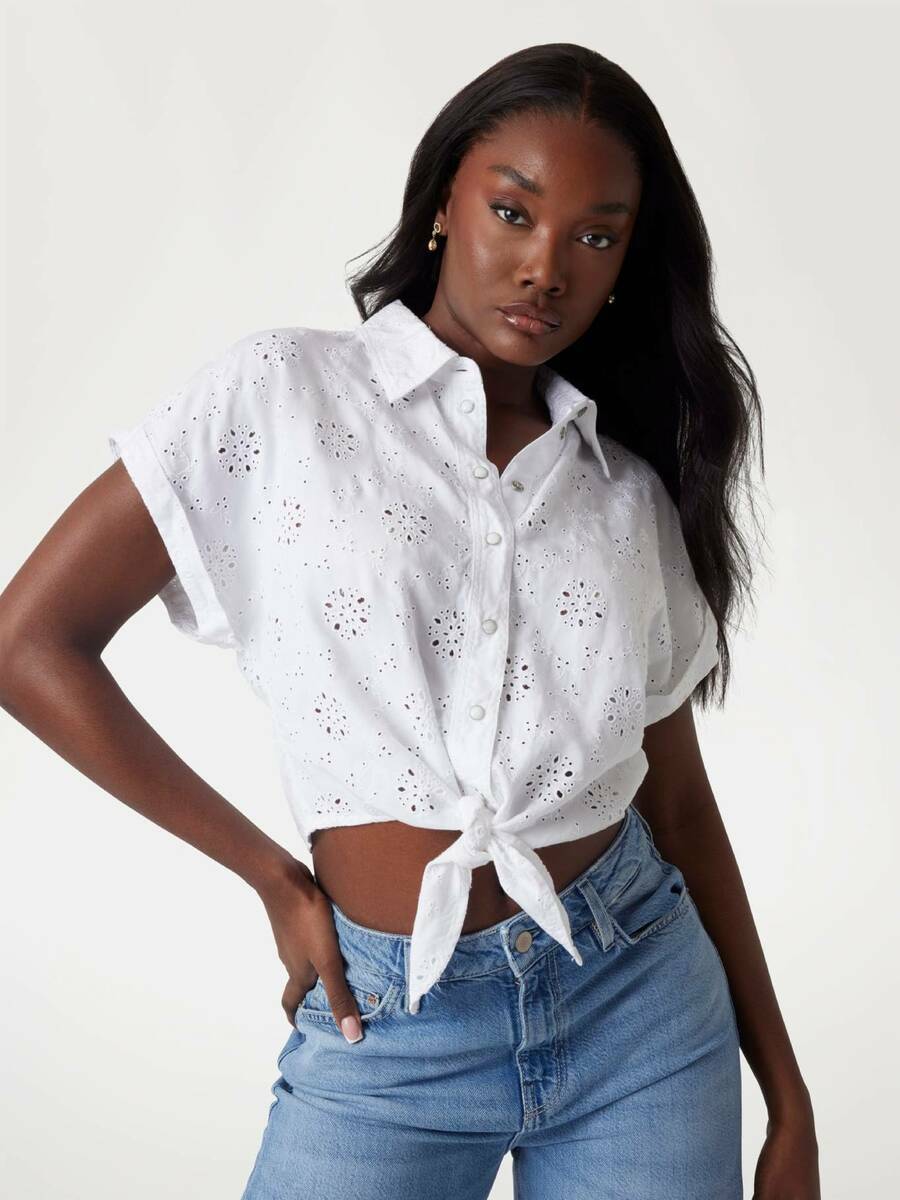 detail Guess dámská bílá košile