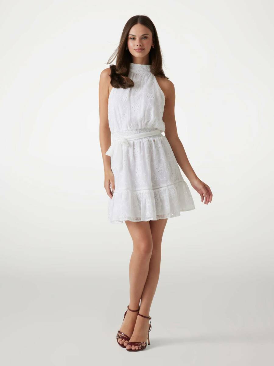 detail Guess dámské bílé šaty