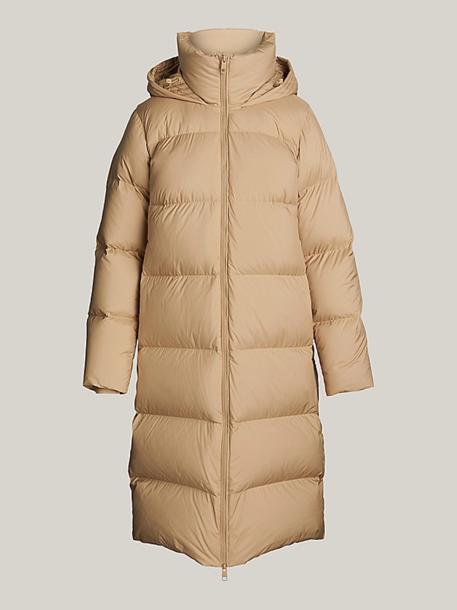 detail Tommy Hilfiger dámská péřová bunda