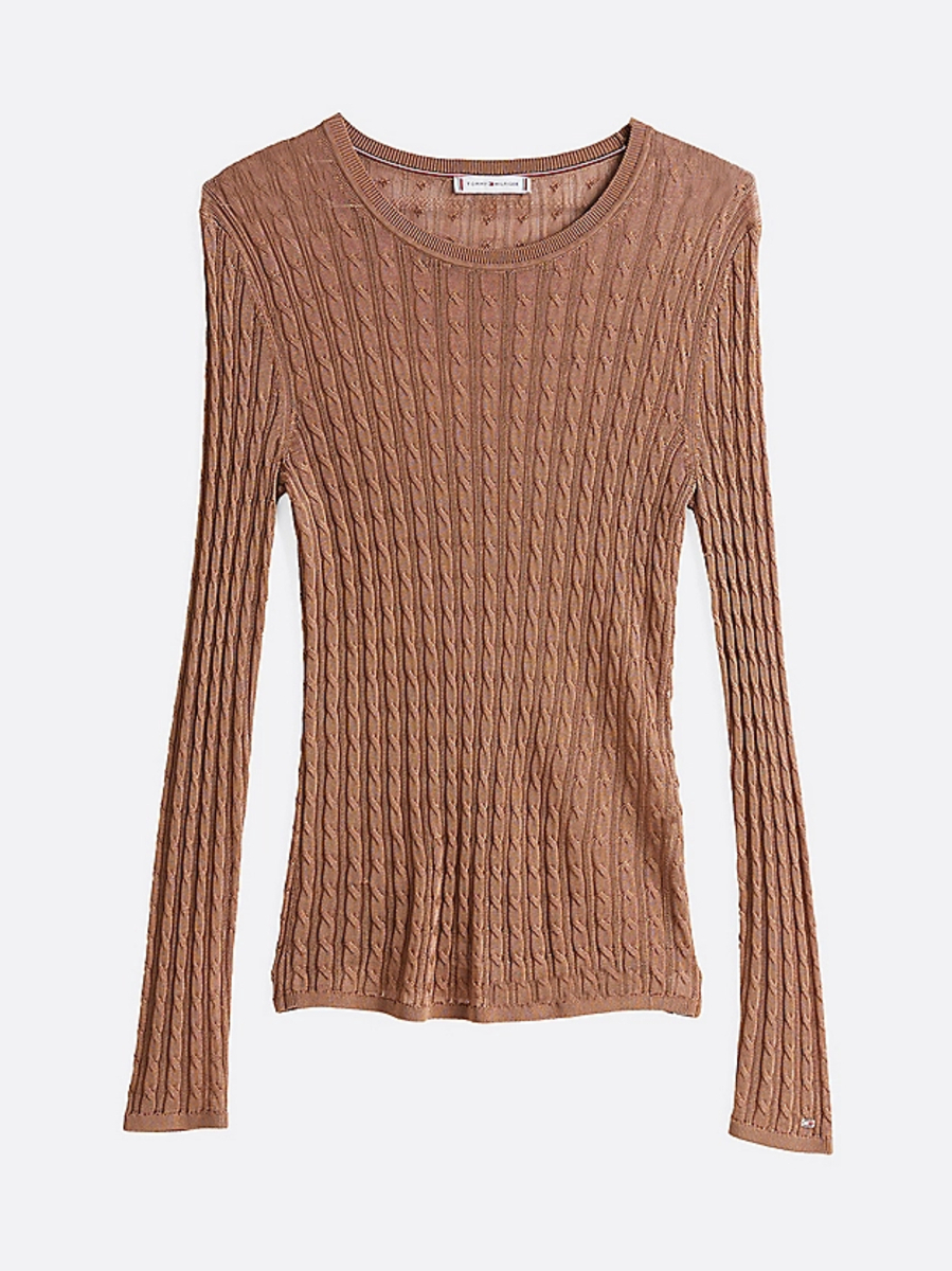 detail Tommy Hilfiger dámské triko s dlouhým rukavem