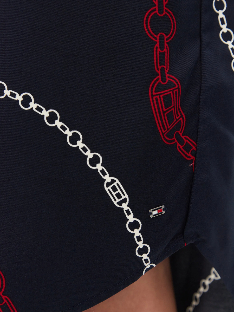 detail Tommy Hilfiger dámské tmavě modré šaty