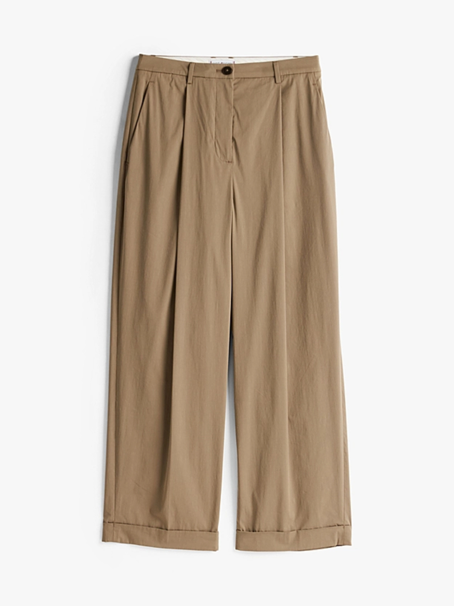 detail Tommy Hilfiger dámské khaki kalhoty