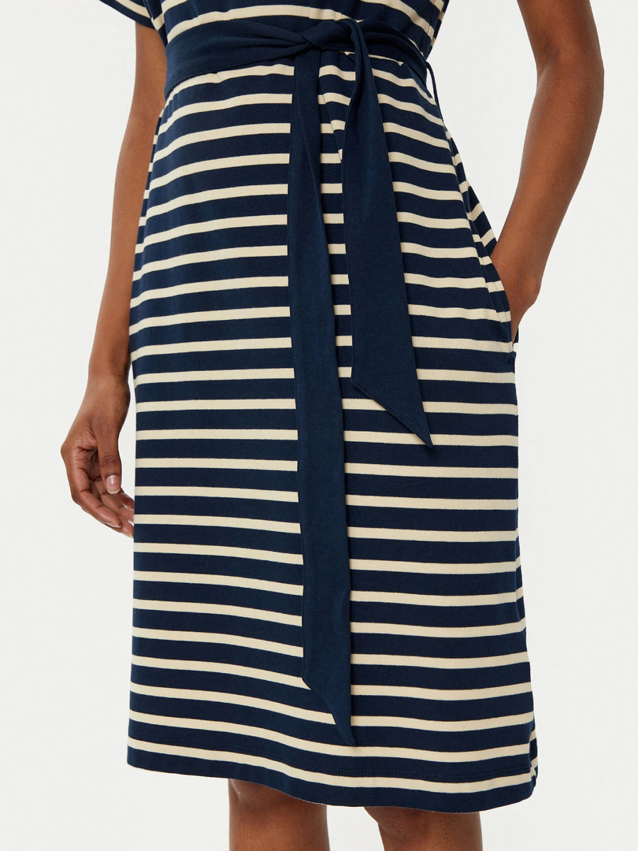 detail Tommy Hilfiger dámské pruhované šaty