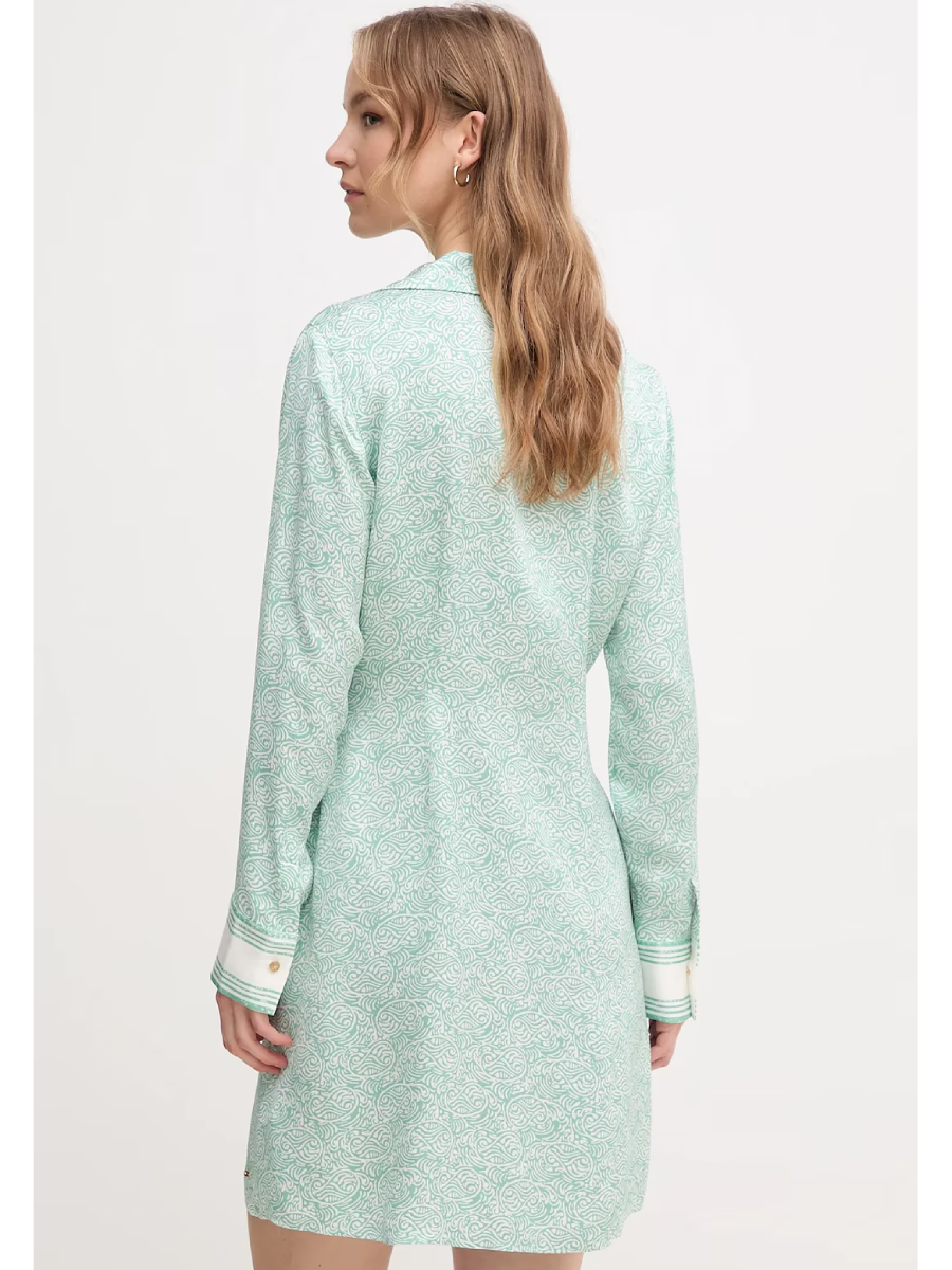 detail Tommy Hilfiger dámské vzorované šaty