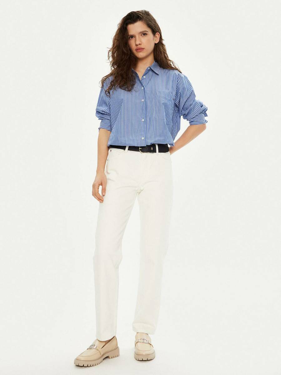 detail Tommy Hilfiger dámská pruhovaná košile