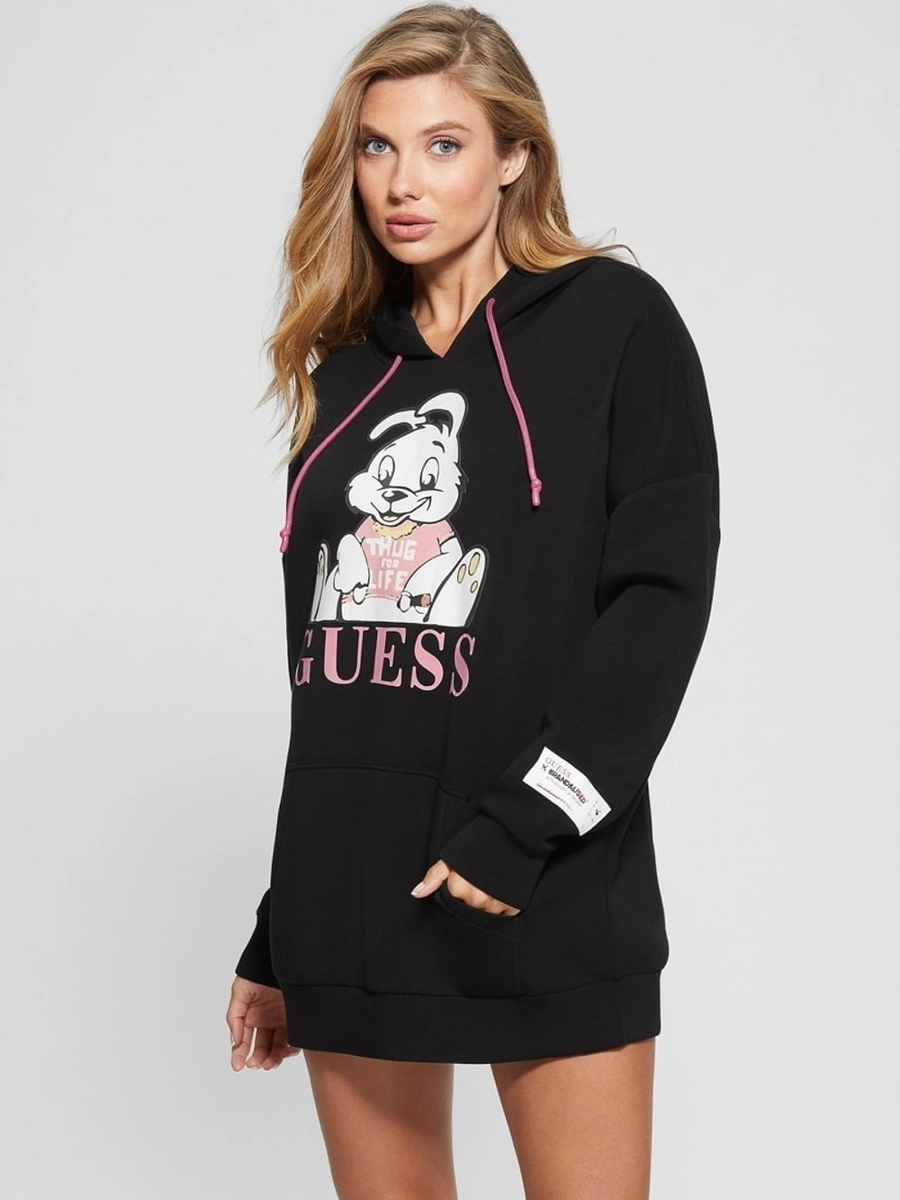 detail Guess dámská černá mikina