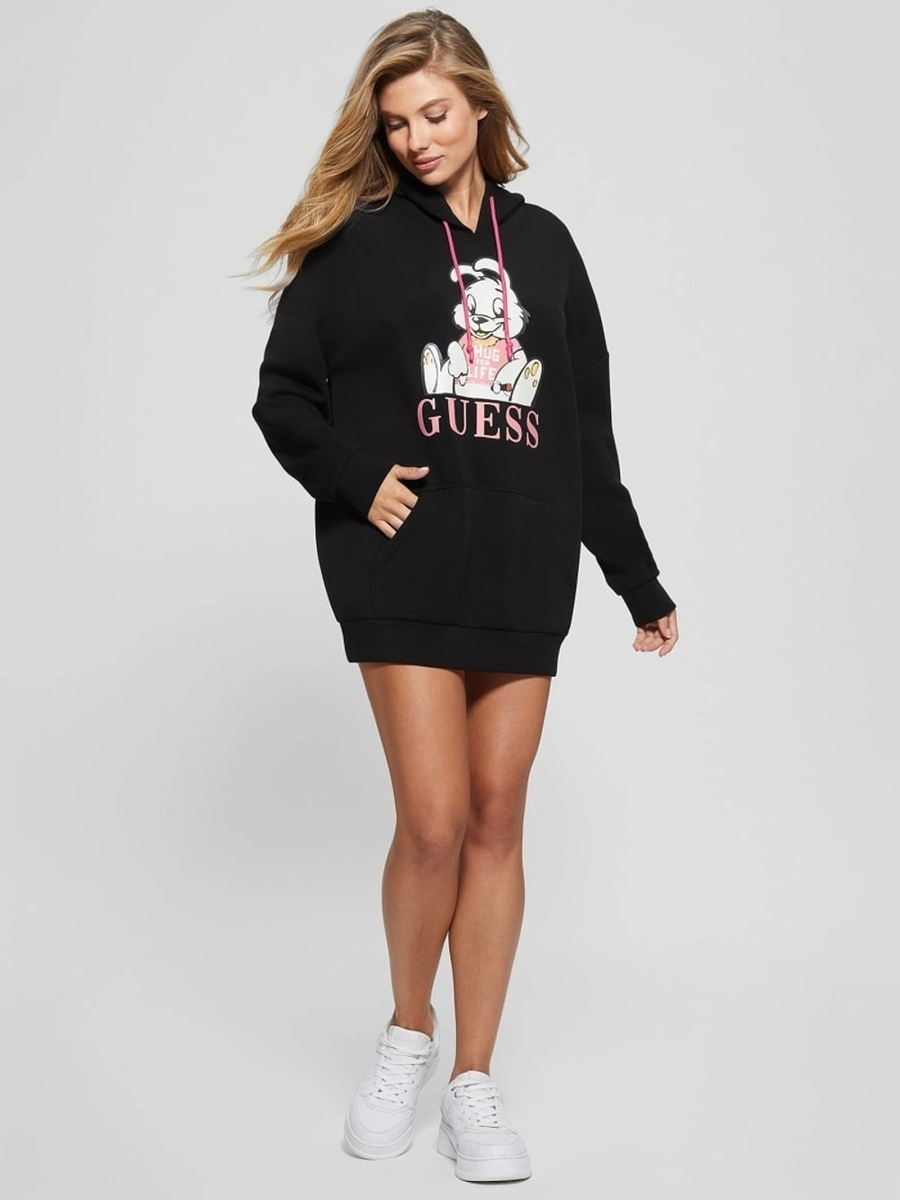 detail Guess dámská černá mikina