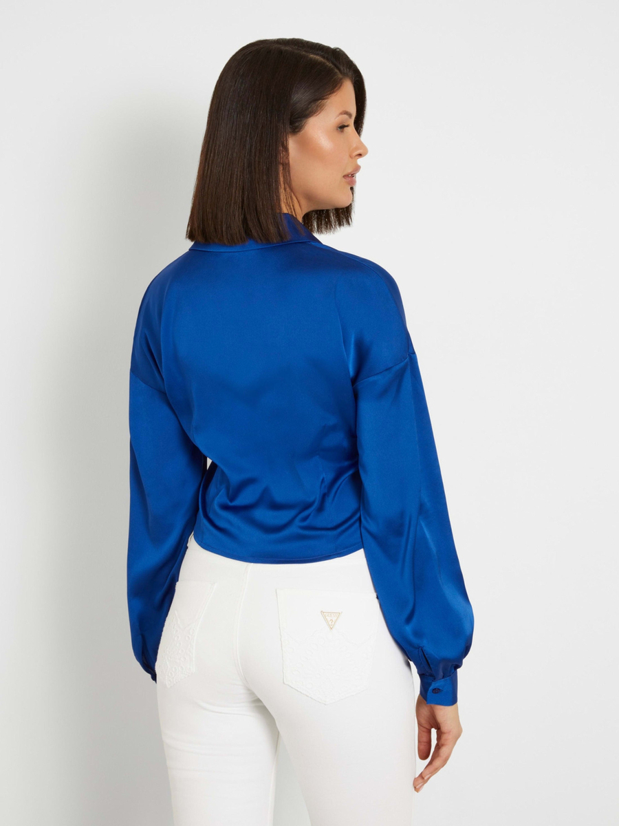 detail Guess dámská modrá košile