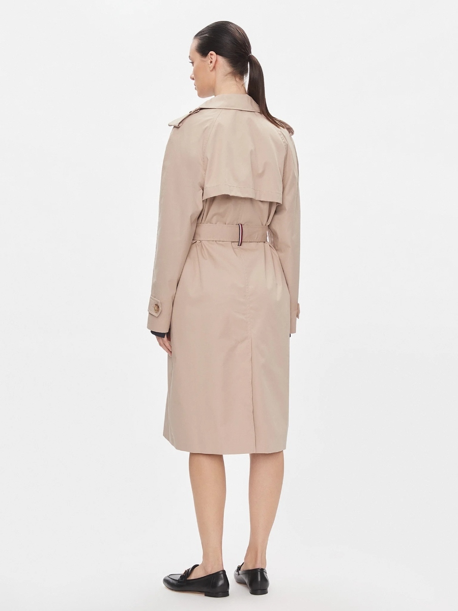 detail Tommy Hilfiger dámský béžový trenčkot