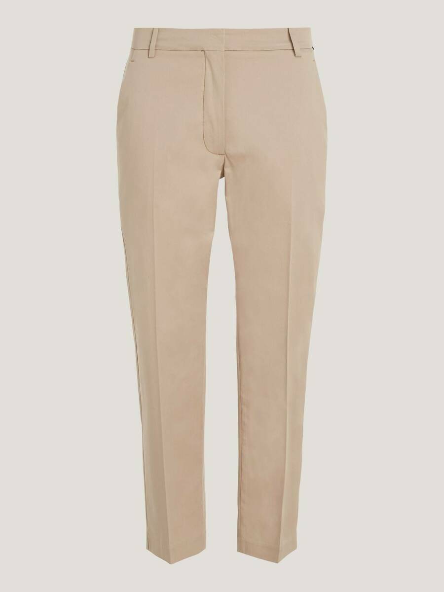 detail Tommy Hilfiger dámské béžové Chino kalhoty