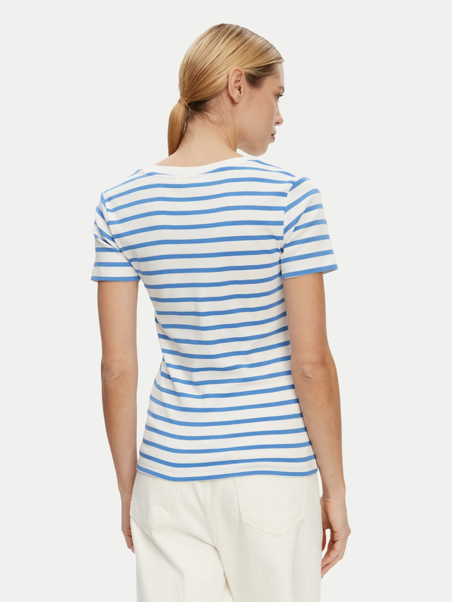 detail Tommy Hilfiger dámské pruhované tričko