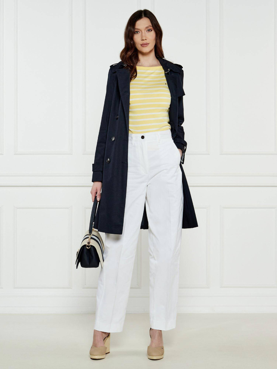 detail Tommy Hilfiger dámské pruhované tričko