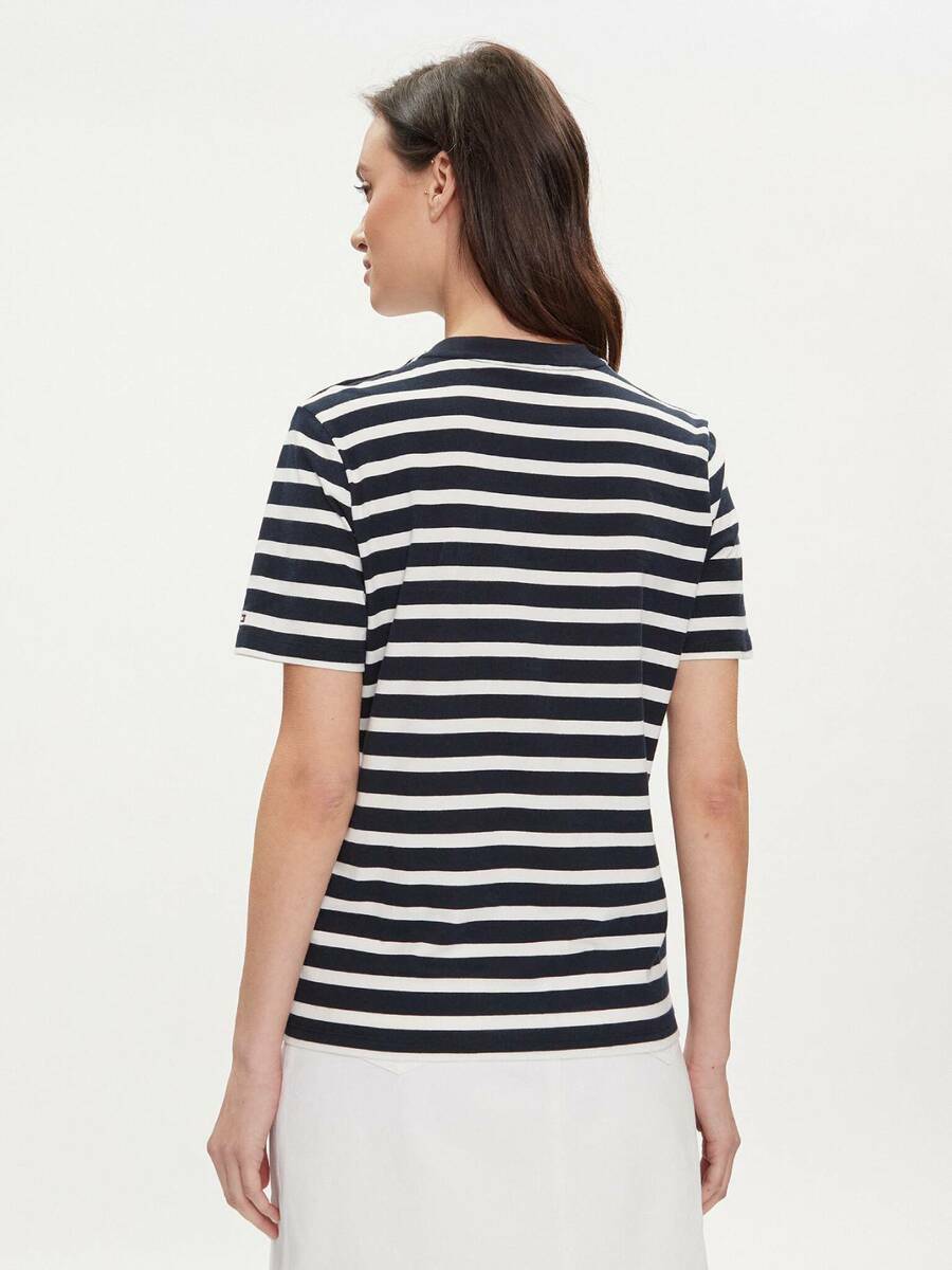 detail Tommy Hilfiger dámské pruhované triko
