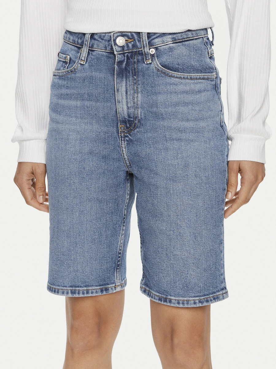detail Tommy Hilfiger dámské modré šortky