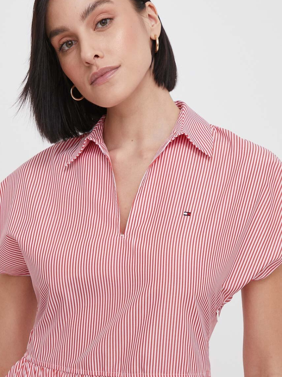 detail Tommy Hilfiger dámské pruhované šaty Ithaka