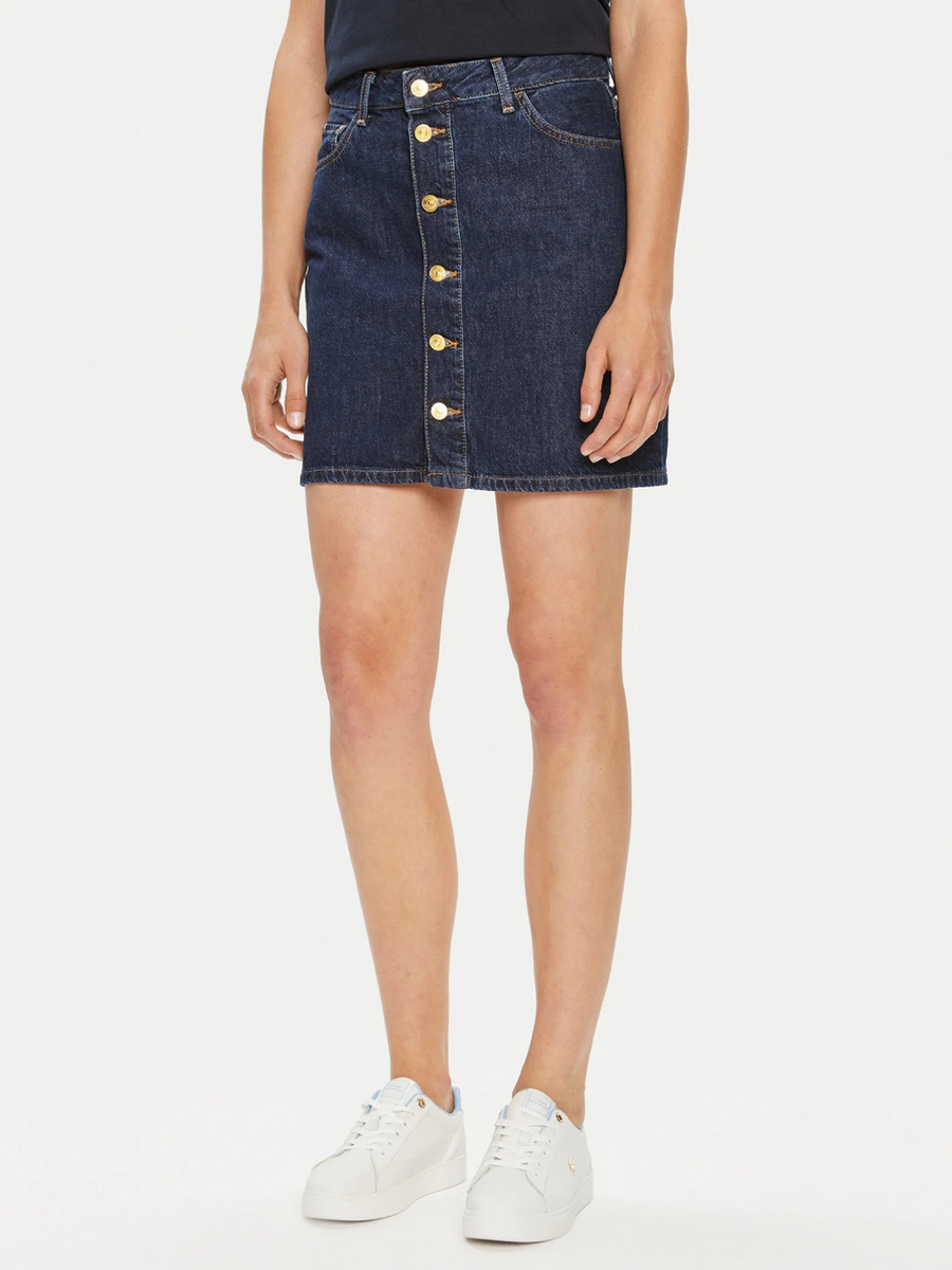 detail Tommy Hilfiger dámská džínová sukně