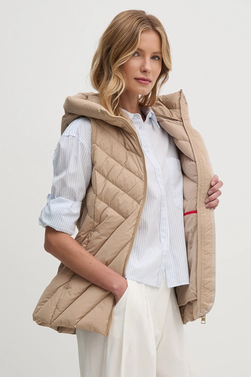 detail Dámská péřova vesta Tommy Hilfiger