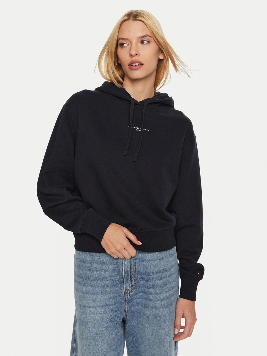 detail Tommy Hilfiger dámská tmavě modrá mikina