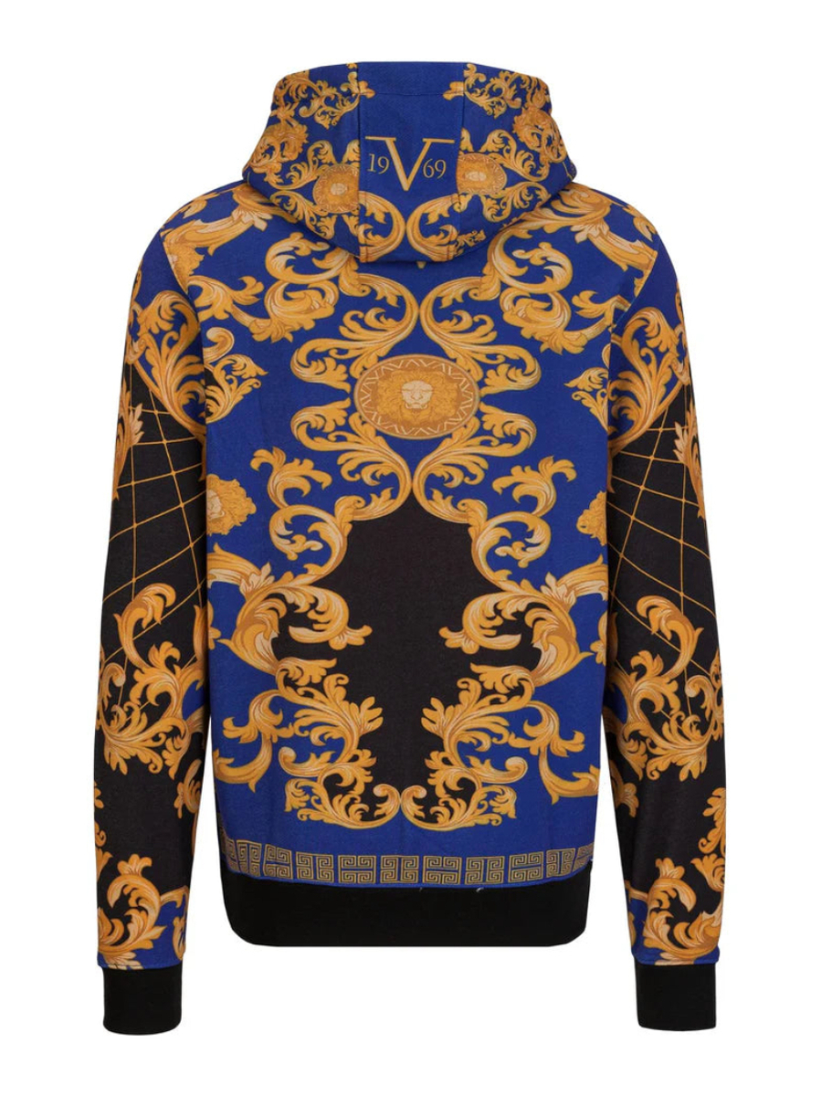 detail 19V69 pánská vzorovaná mikina