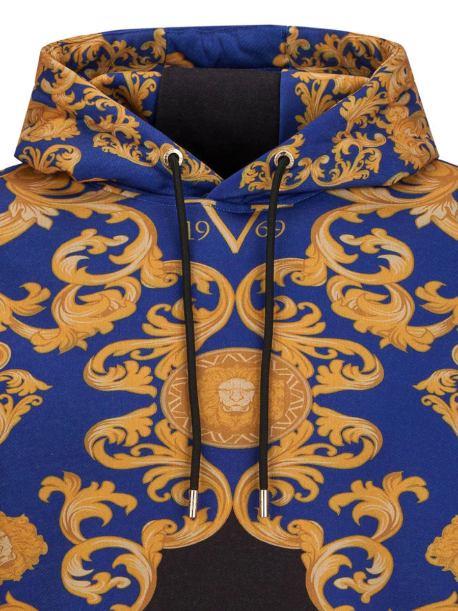 detail 19V69 pánská vzorovaná mikina